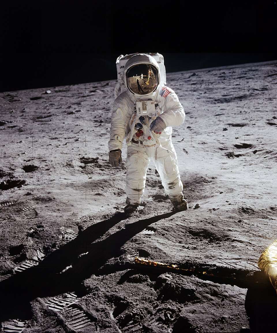 Neil Armstrong na Księżycu