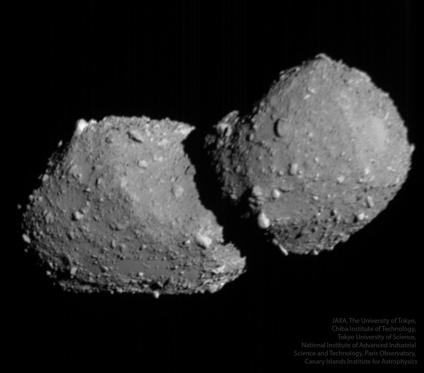 Planetoida Ryugu sfotografowana przez sondę Hayabusa2